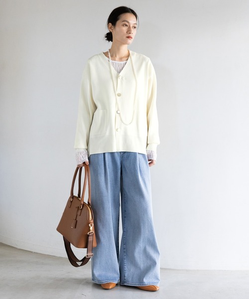 Elura（エルーラ）の「総レースカットソー/656402（Tシャツ/カットソー・レディース・ブラック/オフホワイト・FREE）」の9枚目の写真