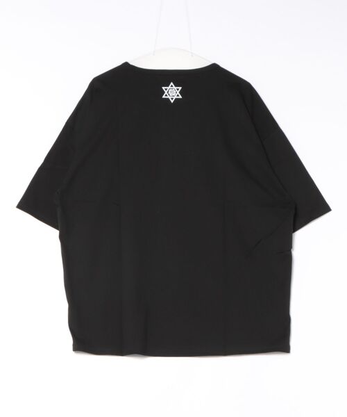 JUGLANS(ユグランス)の「【PSYCHO NATION】双子妖狐 TEE(Tシャツ/カットソー・メンズ・チャコールグレー/ブラック/ホワイト・L/M)」の5枚目の写真