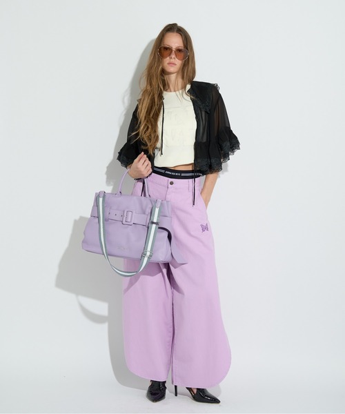 anna sui nyc(アナ スイ エヌ ワイ シー)の「レトロベルトバッグ(ショルダーバッグ・レディース・ラベンダー/グリーン/ブラック・FREE)」の17枚目の写真
