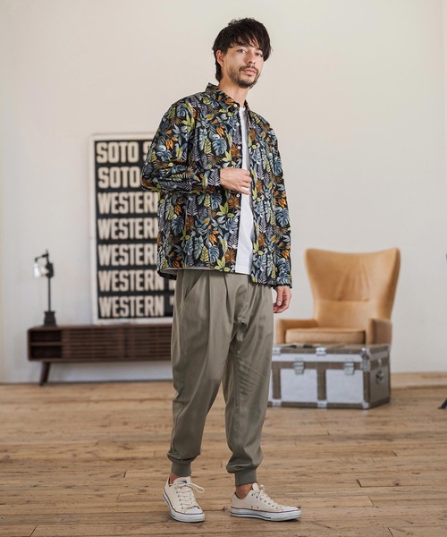 CAMBIO（カンビオ）の「mp14599-Slacks Fabric Jogger Pants  スラックスジョガーパンツ(S60126cmb)（スラックス・メンズ・ブラック/チャコールグレー/ベージュ/カーキ系・S/M/L）」の16枚目の写真