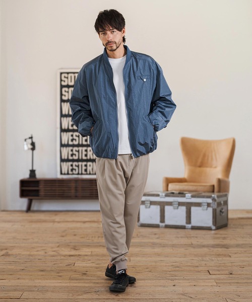 CAMBIO（カンビオ）の「mp14599-Slacks Fabric Jogger Pants  スラックスジョガーパンツ(S60126cmb)（スラックス・メンズ・ブラック/チャコールグレー/ベージュ/カーキ系・S/M/L）」の21枚目の写真