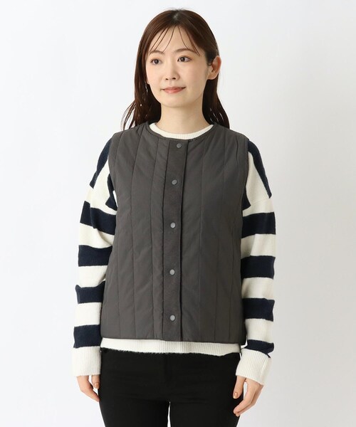 one'sterrace(ワンズテラス)の「撥水ワッシャー リバーシブルベスト(その他アウター・レディース・ベージュ系その他7/グレー系その他7/オリーブ系3・02)」の20枚目の写真