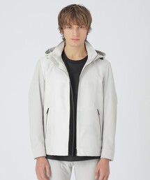 【BLACK lab.】シャドーチェックハイブリッドパーカー