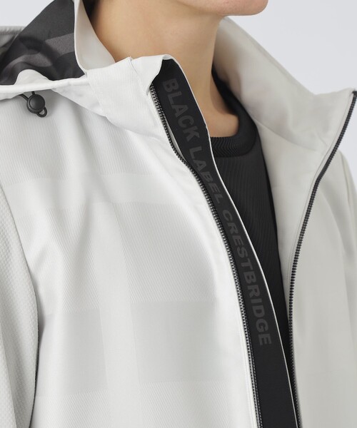 BLACK LABEL CRESTBRIDGE（ブラックレーベル・クレストブリッジ）の「【BLACK lab.】シャドーチェックハイブリッドパーカー（ブルゾン・メンズ・ホワイト系その他/ネイビー/グレー系その他2・XL/L/M）」の10枚目の写真