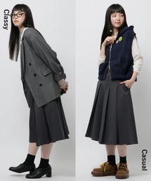 niko and... | フロントプリーツハーフパンツ(その他パンツ)