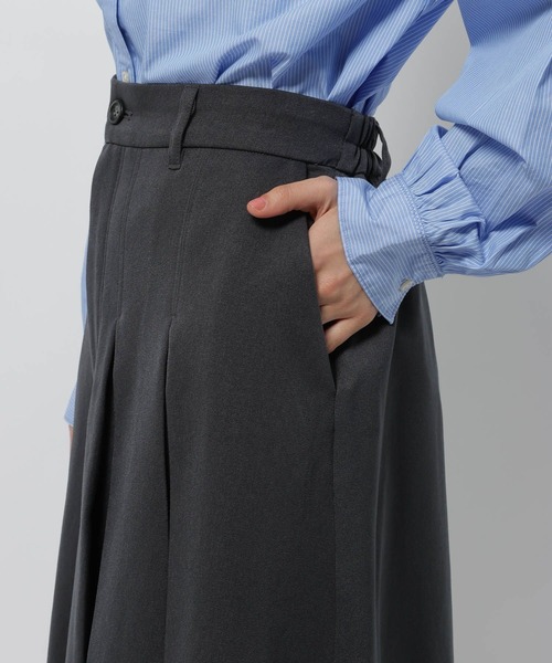 niko and...（ニコアンド）の「フロントプリーツハーフパンツ（その他パンツ・レディース・グレー/ブラック・LARGE/MEDIUM）」の15枚目の写真