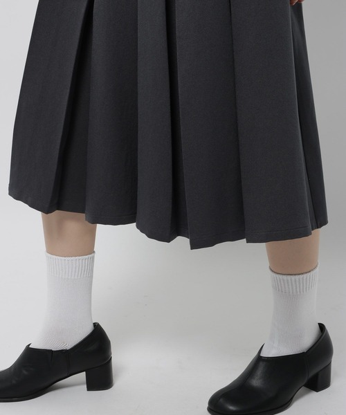 niko and...（ニコアンド）の「フロントプリーツハーフパンツ（その他パンツ・レディース・グレー/ブラック・LARGE/MEDIUM）」の16枚目の写真