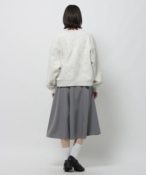 niko and...（ニコアンド）の「フロントプリーツハーフパンツ（その他パンツ・レディース・グレー/ブラック・LARGE/MEDIUM）」の3枚目の写真