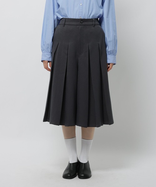 niko and...（ニコアンド）の「フロントプリーツハーフパンツ（その他パンツ・レディース・グレー/ブラック・LARGE/MEDIUM）」の10枚目の写真