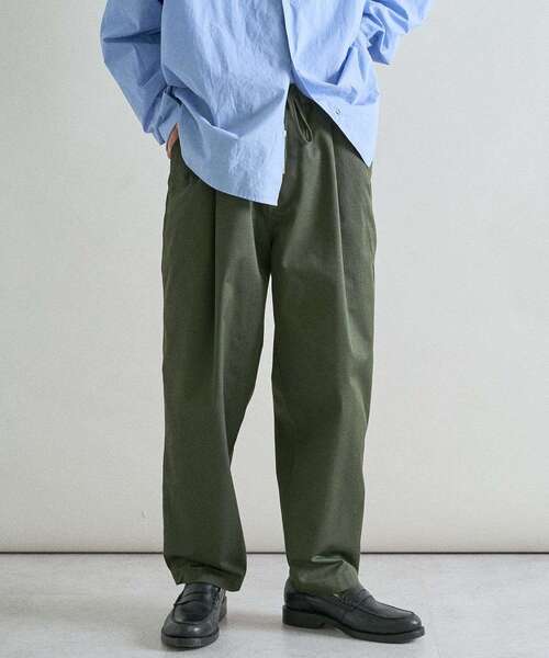 CRAFT STANDARD BOUTIQUE（クラフトスタンダードブティック）の「イージーワイドテーパードパンツ（その他パンツ・メンズ・ベージュ/ブラック/カーキ・M/L）」の3枚目の写真