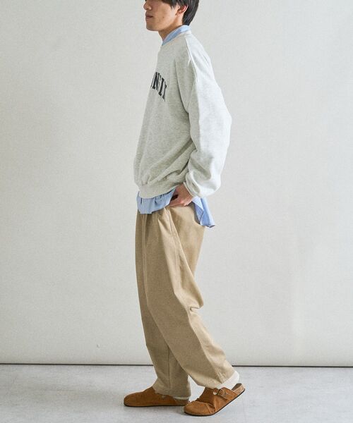 CRAFT STANDARD BOUTIQUE（クラフトスタンダードブティック）の「イージーワイドテーパードパンツ（その他パンツ・メンズ・ベージュ/ブラック/カーキ・M/L）」の8枚目の写真