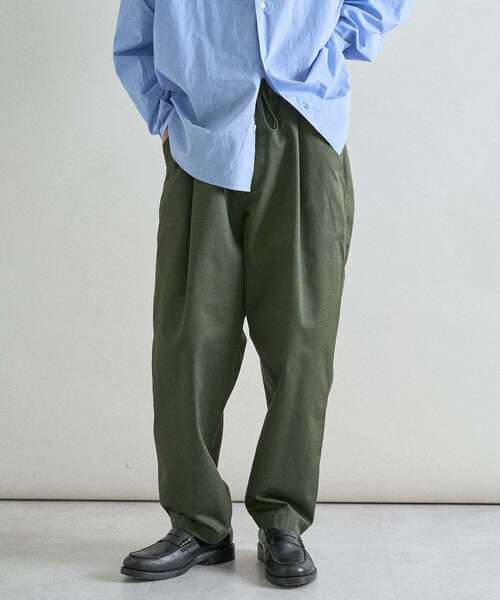 CRAFT STANDARD BOUTIQUE（クラフトスタンダードブティック）の「イージーワイドテーパードパンツ（その他パンツ・メンズ・ベージュ/ブラック/カーキ・M/L）」の12枚目の写真