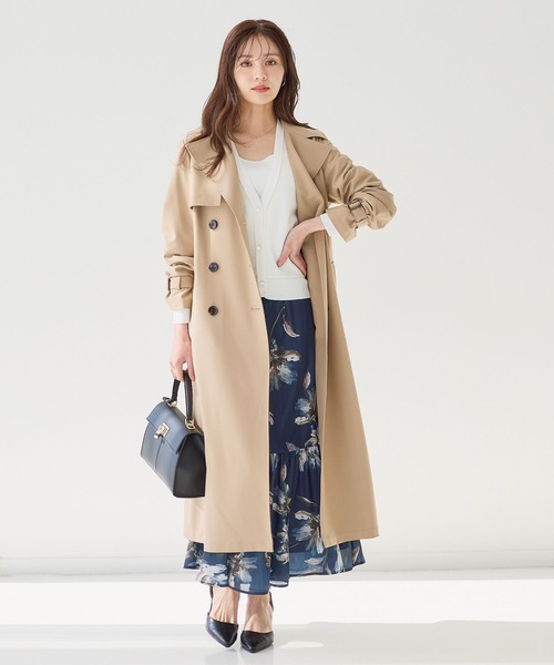 Andemiu(アンデミュウ)の「アートフラワーフレアスカート639353(スカート・レディース・アイボリー/ネイビー・SMALL/MEDIUM)」の19枚目の写真