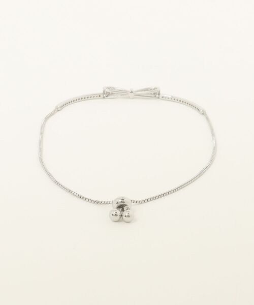 ARCHIVER（アーカイバ）の「【Bz】シルバーリボンチェーンブレスレット/レディース(SK)（ブレスレット・メンズ・シルバー・FREE）」の5枚目の写真