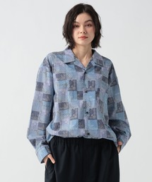 ペイズリー柄シャツ