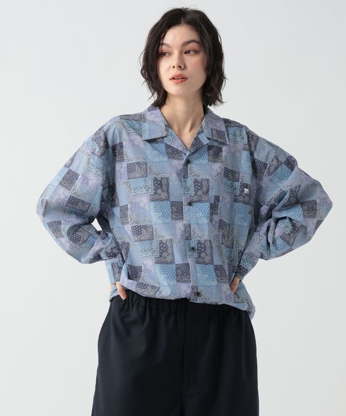GEORGE'S(ジョージズ)の「ペイズリー柄シャツ(シャツ/ブラウス・メンズ・サックスブルー/ダークネイビー・MEDIUM/LARGE)」の7枚目の写真