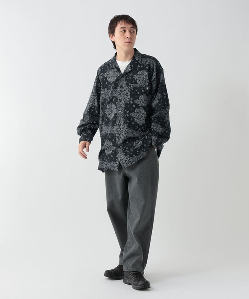 GEORGE'S(ジョージズ)の「ペイズリー柄シャツ(シャツ/ブラウス・メンズ・サックスブルー/ダークネイビー・MEDIUM/LARGE)」の8枚目の写真