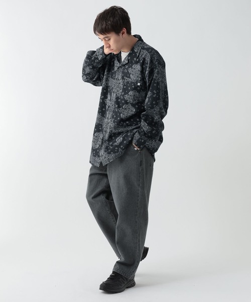 GEORGE'S(ジョージズ)の「ペイズリー柄シャツ(シャツ/ブラウス・メンズ・サックスブルー/ダークネイビー・MEDIUM/LARGE)」の9枚目の写真