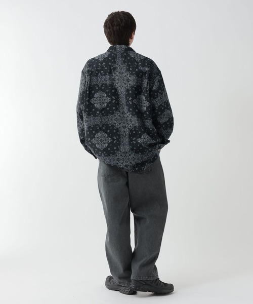 GEORGE'S(ジョージズ)の「ペイズリー柄シャツ(シャツ/ブラウス・メンズ・サックスブルー/ダークネイビー・MEDIUM/LARGE)」の10枚目の写真