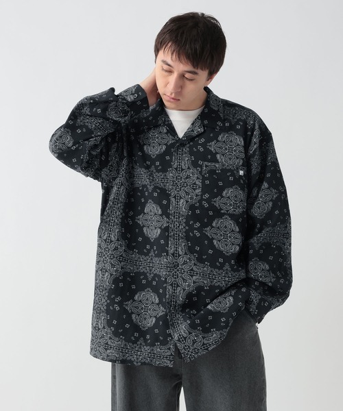 GEORGE'S(ジョージズ)の「ペイズリー柄シャツ(シャツ/ブラウス・メンズ・サックスブルー/ダークネイビー・MEDIUM/LARGE)」の13枚目の写真