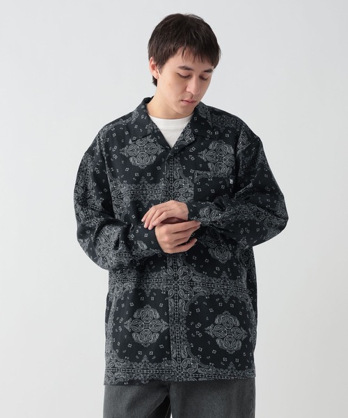 GEORGE'S(ジョージズ)の「ペイズリー柄シャツ(シャツ/ブラウス・メンズ・サックスブルー/ダークネイビー・MEDIUM/LARGE)」の16枚目の写真