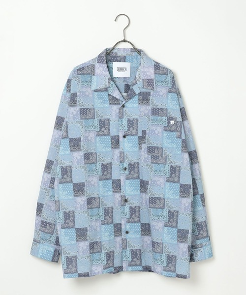 GEORGE'S(ジョージズ)の「ペイズリー柄シャツ(シャツ/ブラウス・メンズ・サックスブルー/ダークネイビー・MEDIUM/LARGE)」の18枚目の写真