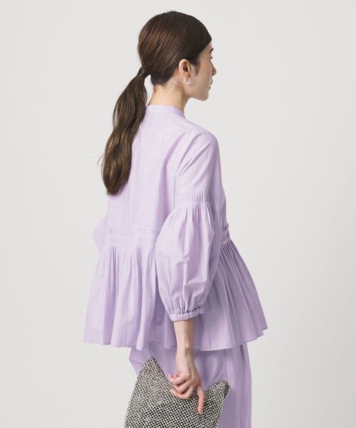UNITED ARROWS（ユナイテッドアローズ）の「MANTECO POP ブラウス（シャツ/ブラウス・レディース・オフホワイト/ライラック/ダークグレー・38/36）」の13枚目の写真