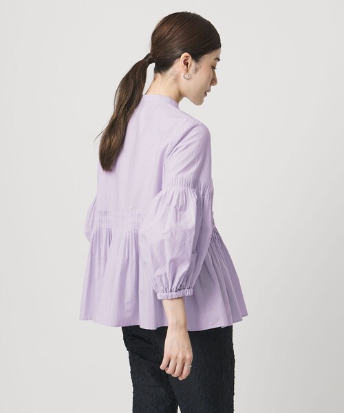 UNITED ARROWS（ユナイテッドアローズ）の「MANTECO POP ブラウス（シャツ/ブラウス・レディース・オフホワイト/ライラック/ダークグレー・38/36）」の16枚目の写真