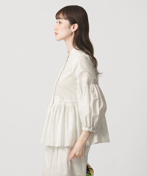 UNITED ARROWS（ユナイテッドアローズ）の「MANTECO POP ブラウス（シャツ/ブラウス・レディース・オフホワイト/ライラック/ダークグレー・38/36）」の18枚目の写真