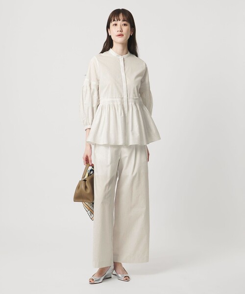 UNITED ARROWS（ユナイテッドアローズ）の「MANTECO POP ブラウス（シャツ/ブラウス・レディース・オフホワイト/ライラック/ダークグレー・38/36）」の20枚目の写真