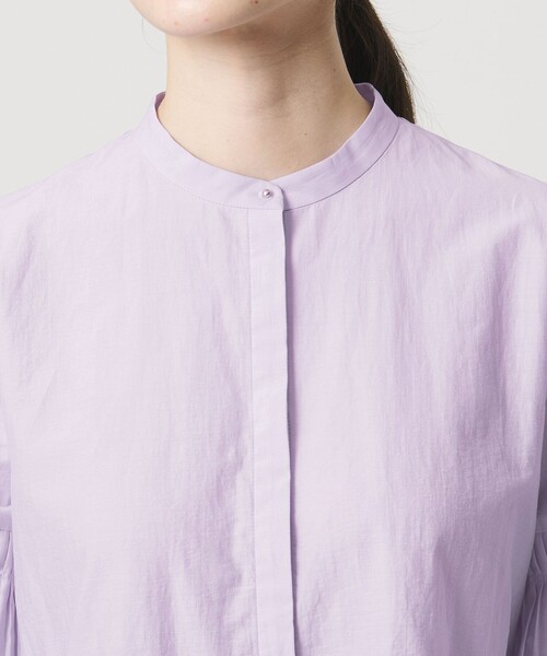 UNITED ARROWS（ユナイテッドアローズ）の「MANTECO POP ブラウス（シャツ/ブラウス・レディース・オフホワイト/ライラック/ダークグレー・38/36）」の4枚目の写真