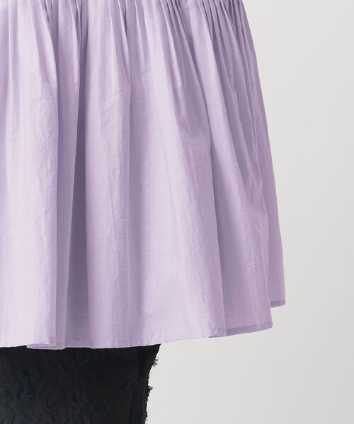 UNITED ARROWS（ユナイテッドアローズ）の「MANTECO POP ブラウス（シャツ/ブラウス・レディース・オフホワイト/ライラック/ダークグレー・38/36）」の6枚目の写真