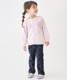 petit main | お花ジャカードフレアパンツ(その他パンツ)