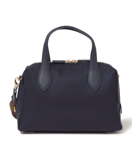 Beau're（ヴュレ）の「BEAURE: ナイロン スクエア テープ ボストン（ボストンバッグ・レディース・ブラック/ネイビー・ONE SIZE）」の16枚目の写真