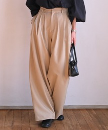 ストラップワイドパンツ（その他パンツ）｜AKTE（アクテ）の