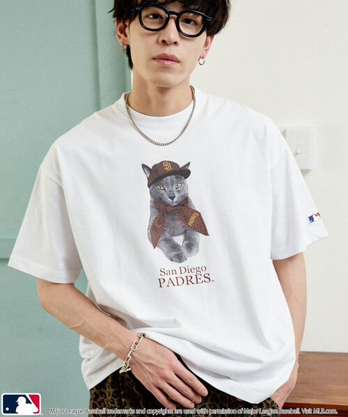 JURGEN LEHL アニマルプリント 半袖Tシャツ グレー系 美品♡ セール】PUBLUX/パブリュクス ＜機能性素材＞別注MLB アニマルプリント