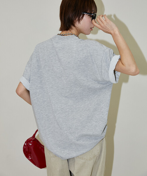 PUBLUX(パブリュクス)の「PUBLUX/パブリュクス <機能性素材>別注MLB アニマルプリント Tシャツ 限定展開(Tシャツ/カットソー・メンズ・グレー/オフホワイト/ネイビー/ピンク/ライトグレー/ホワイト・L/M/S)」の8枚目の写真