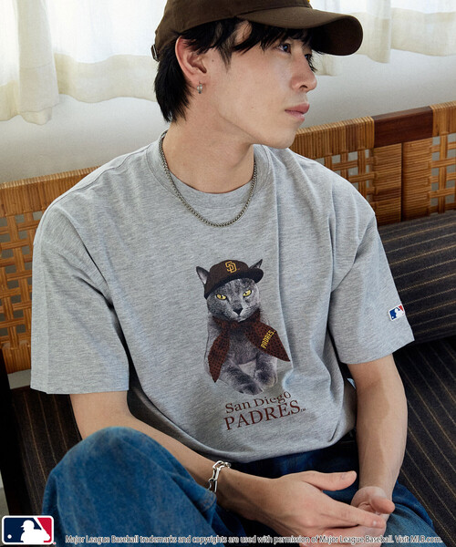 セール】PUBLUX/パブリュクス ＜機能性素材＞別注MLB アニマルプリント
