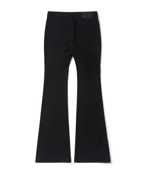 DECET WOMEN(デケット ウーマン)の「(コットン)Signature スリム ローライズ フレアジーンズ DCWPT006BLACKCT(デニムパンツ・レディース・その他・X-SMALL/SMALL/MEDIUM/LARGE)」の12枚目の写真