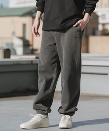 MINE | MINE/マイン GARAMENT-DYE-SWEAT-PANTS-14oz 裏起毛 ロゴ刺繍 イージースウェットパンツ 2026年春夏(スウェットパンツ)