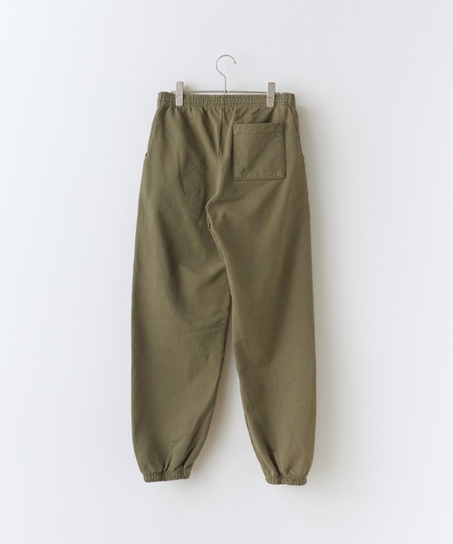 MINE(マイン)の「MINE/マイン GARAMENT-DYE-SWEAT-PANTS-14oz 裏起毛 ロゴ刺繍 イージースウェットパンツ 2026年春夏(スウェットパンツ・メンズ・オリーブ/ブラック・1/2/3/5/4)」の16枚目の写真