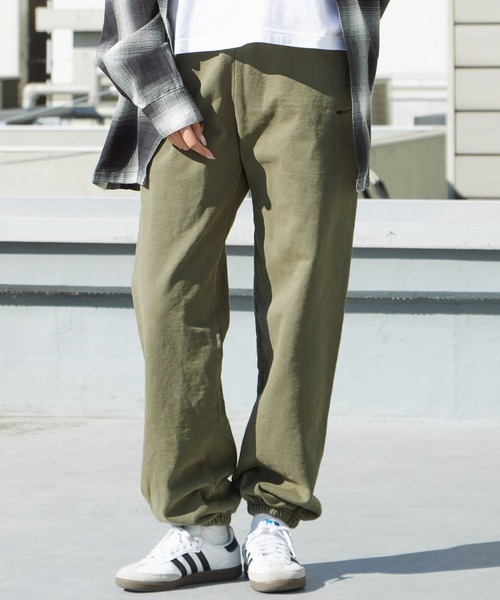 MINE(マイン)の「MINE/マイン GARAMENT-DYE-SWEAT-PANTS-14oz 裏起毛 ロゴ刺繍 イージースウェットパンツ 2026年春夏(スウェットパンツ・メンズ・オリーブ/ブラック・1/2/3/5/4)」の18枚目の写真