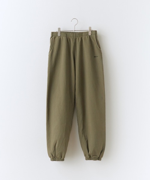 MINE(マイン)の「MINE/マイン GARAMENT-DYE-SWEAT-PANTS-14oz 裏起毛 ロゴ刺繍 イージースウェットパンツ 2026年春夏(スウェットパンツ・メンズ・オリーブ/ブラック・1/2/3/5/4)」の15枚目の写真