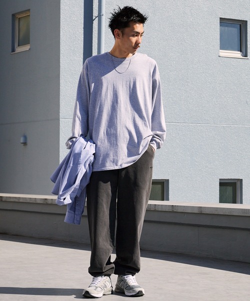 MINE(マイン)の「MINE/マイン GARAMENT-DYE-SWEAT-PANTS-14oz 裏起毛 ロゴ刺繍 イージースウェットパンツ 2026年春夏(スウェットパンツ・メンズ・オリーブ/ブラック・1/2/3/5/4)」の10枚目の写真