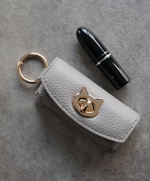 Port（ポート）の「【 Port / ポート 】 キャットフェイス ツイストロック リップケース / ねこ（ポーチ）」