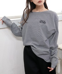 刺繍ロゴカットプルオーバー