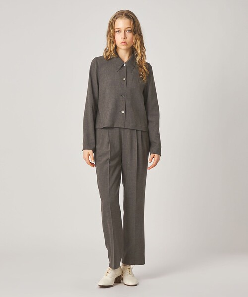 Steven Alan(スティーブンアラン)の「<Steven Alan>2タック パンツ(スラックス・レディース・ベージュ/ダークグレー・L/M/S)」の3枚目の写真