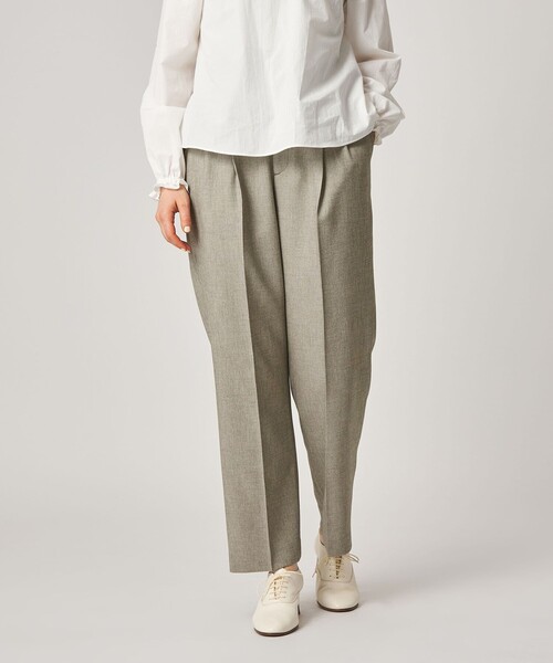 Steven Alan(スティーブンアラン)の「<Steven Alan>2タック パンツ(スラックス・レディース・ベージュ/ダークグレー・L/M/S)」の6枚目の写真