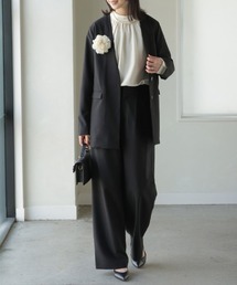 HUG.U（ハグユー）の「「 洗濯機で洗える 」 ジャケット × パンツ 2点セット スーツ（スーツセット）」