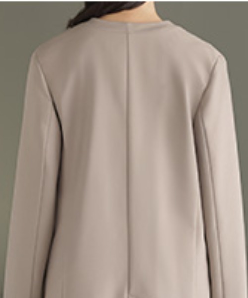 HUG.U（ハグユー）の「「 洗濯機で洗える 」 ジャケット × パンツ 2点セット スーツ（スーツセット・レディース・ベージュ/ダークグレー/ブラック・L(レギュラー丈)/M(レギュラー丈)/L(トール丈)/M(トール丈)）」の13枚目の写真